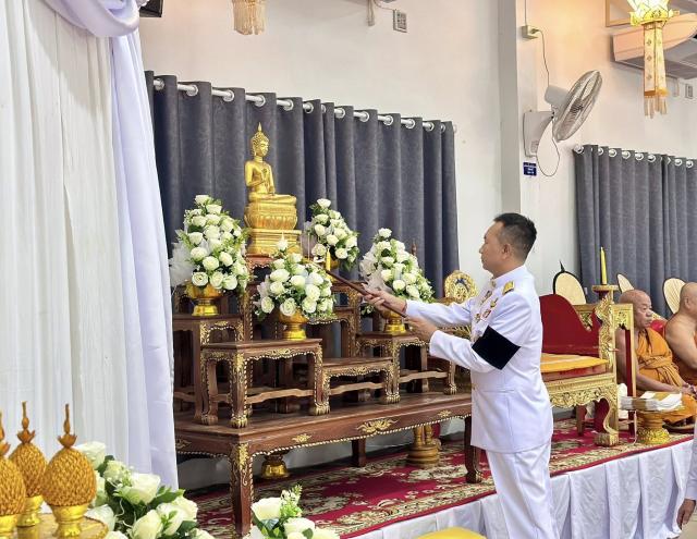  ร่วมพิธีบำเพ็ญกุศลปัณรสมวาร 15 วัน เพื่ออุทิศถวายเป็นพระราชกุศลแด่สมเด็จพระนางเจ้าสิริกิติ์ พระบรมราชินีนาถ พระบรมราชชนนีพันปีหลวง  