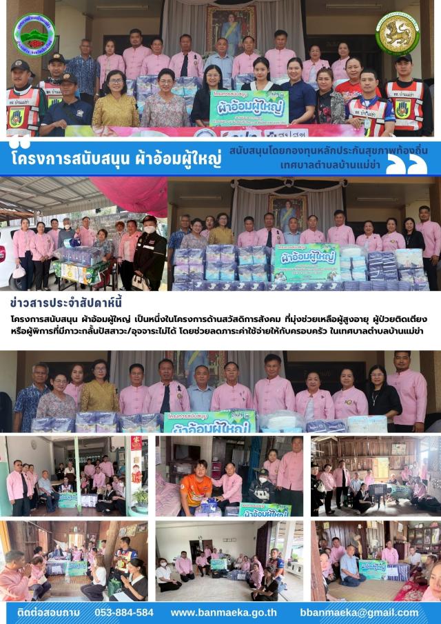 ผ้าอ้อมผู้สูงอายุและผู้ป่วยติดเตียง